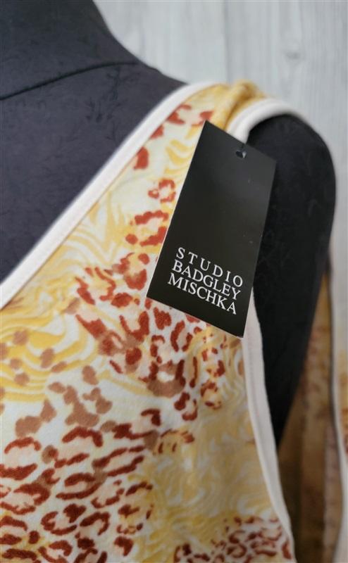 NWT Badgley Mischka S Animal Hybrid Pajama Shorts Set 106439