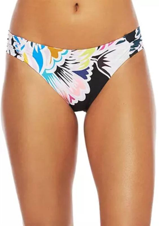 NWT Trina Turk Seychelles SZ 14 Floral Shirred Full Bikini Swim Bottoms #106537