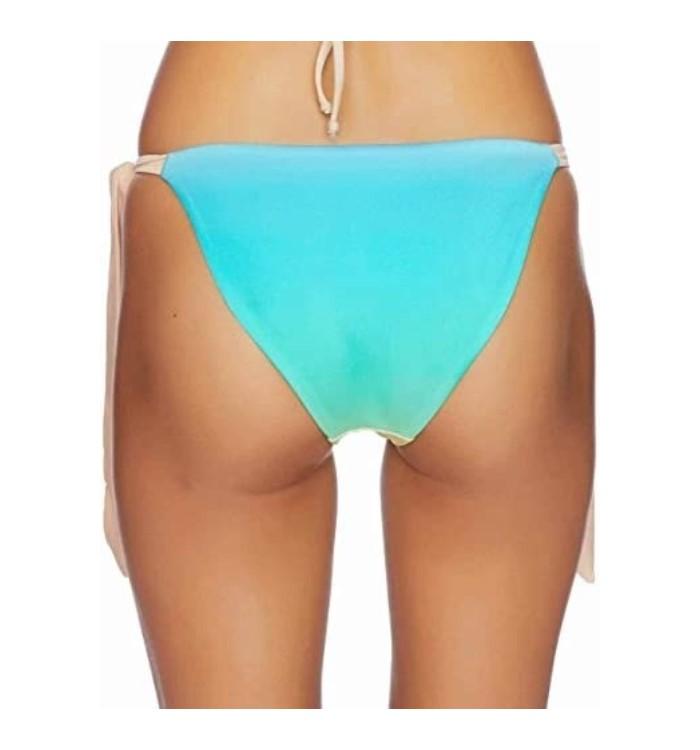 NWT Reef Teen Spirit L Tie Dye Side-Tie Cheeky Bikini Swim Bottom #106561