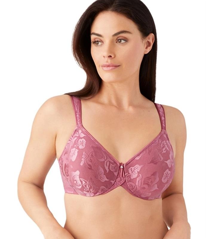 NWT Wacoal 34D Awareness Rose Pink Underwire Bra 85567 #106644
