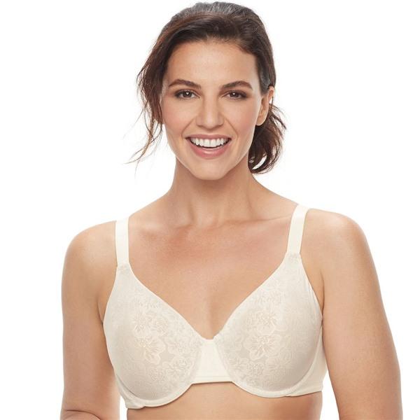 NWOT Vanity Fair 40DDD Back Smooth Full Fig Minimizer Bra 76080 Ivory 106702