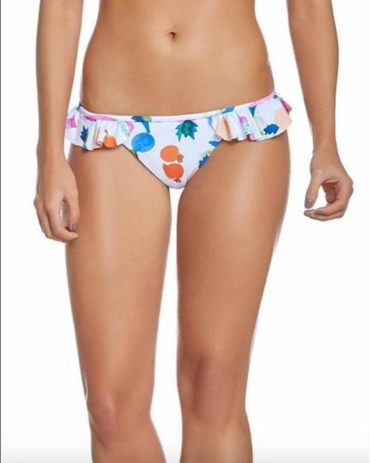NWT PIlyq Copacabana S Fruit Flounced Cheeky Bikini Swim Bottom #106823