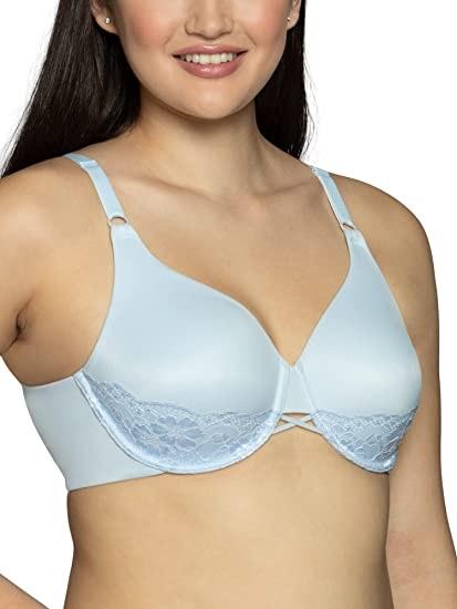 NWT Vanity Fair 40DD Radiant Back Smoothing Underwire Bra Blue 106845