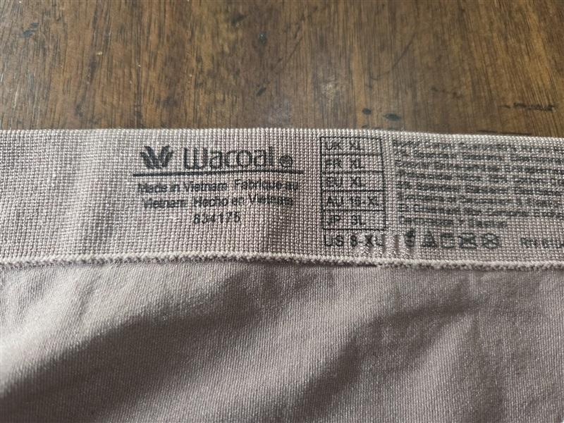 NWOT Wacoal XL B Smooth Hi Cut Brief Panty 834175 Cappuccino 106884