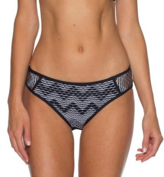 NWT Becca Reveal Lace L Crochet Full Hipster Bikini Swim Bottom #106951