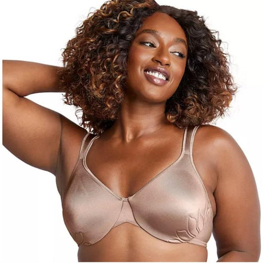 NWOT Bali 36DDD Live It Up Full Coverage Underwire Bra 3353 Taupe 108048