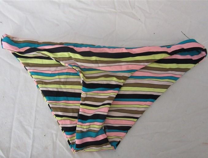 NWOT Volcom Simply Striped S Cheeky Scoop Bikini Swim Bottom #108119