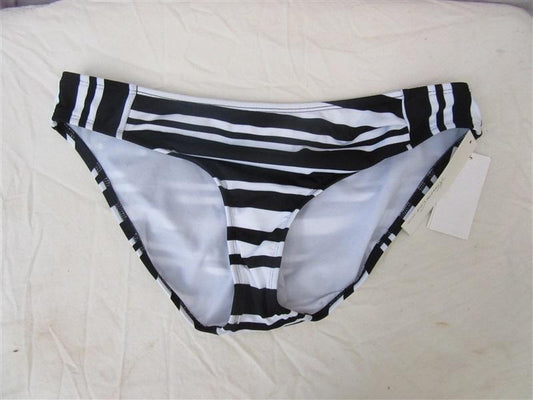 NWT Kenneth Cole Striped M Cheeky Hipster Bikini Swim Bottom #108143