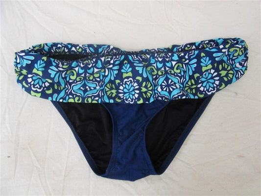 NWOT Athena Paisley Banded S Cheeky Hipster Bikini Swim Bottom #108146