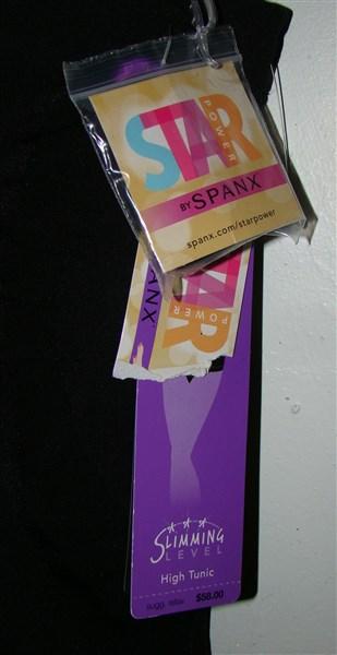 NWOT Star Power SPANX Ex Firm Power Play High Waist Boy Short 2198 Blk L 108166