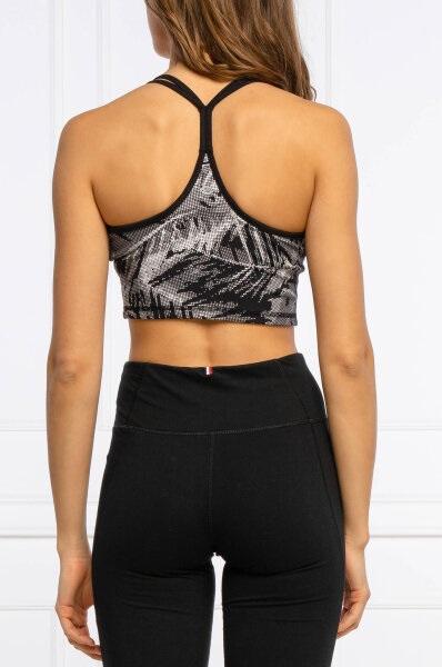 NWT DKNY Sport LG Pixel Palm Print Cropped Tank 108189