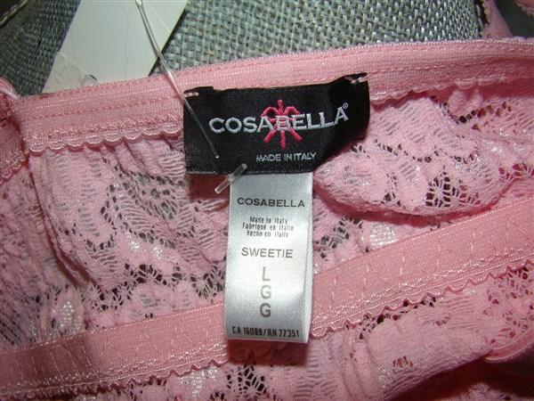 NWT Cosabella XS Never Say Never Curvy Sweetie Bra NEV1301 Pale Pink 108193