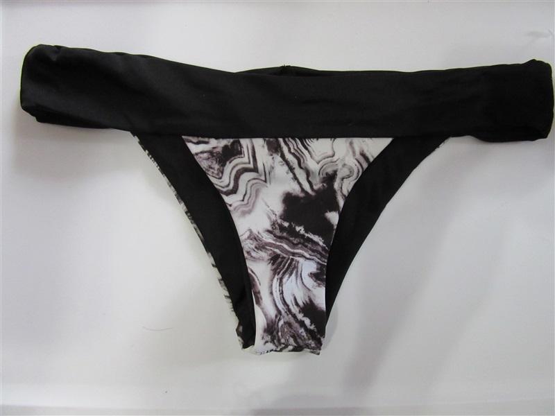 NWOT Reef Mod Squad S Smoke Banded Reversible Cheeky Bikini Swim Bottom #108200