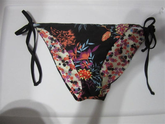 NWOT Splendid Floral M Reversible Side-Tie Full Bikini Swim Bottom #108259