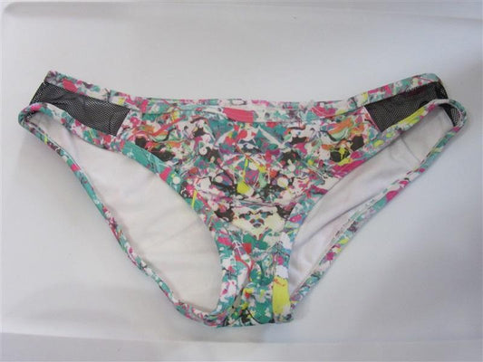 NWOT Civil Regime Paint It S Mesh Full Scoop Bikini Swim Bottom #108266