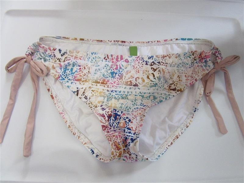 NWOT Next Athena Tie-Dye Medallion S Side-Tie Cheeky Bikini Swim Bottom #108271