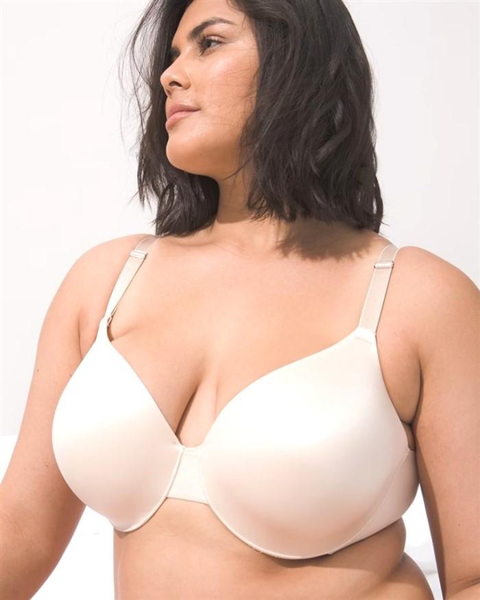 NWOT Soma 38B Vanishing Back Full Coverage Underwire Bra Beige 108282