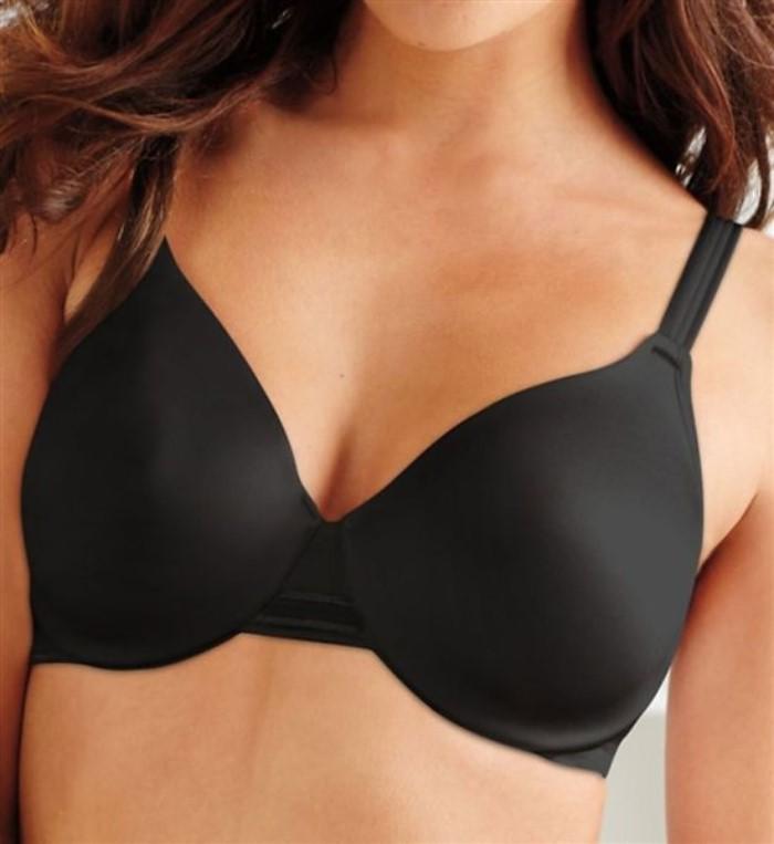 NWT Bali 38D One Smooth U Smoothing & Concealing Underwire Bra 3W11 Black 108309