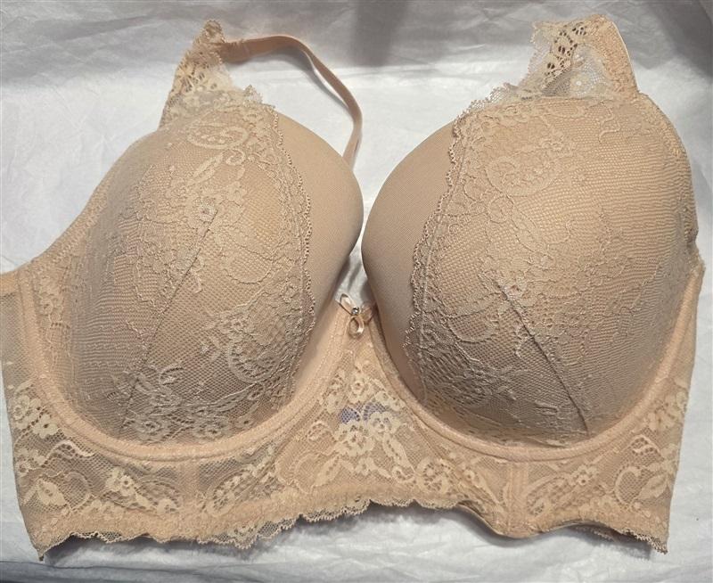 NWOT Parfait 36G USA Elissa Longline Underwire Bra 5012 Beige 108334