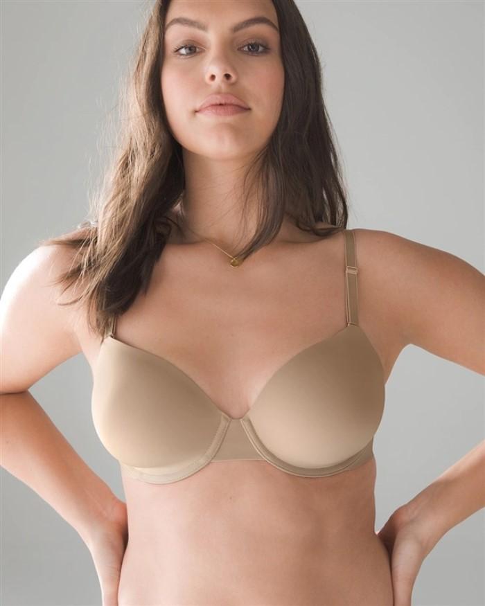 NWOT Soma 42DDD Vanishing 360 Perfect Coverage T-Shirt Bra Beige 108342