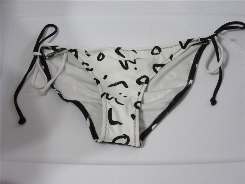 NWOT Volcom The Play S Dual Color Side-Tie Ruched Bikini Swim Bottom #108412