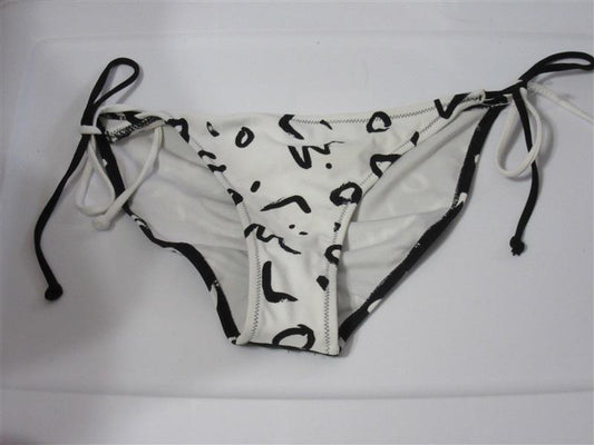 NWOT Volcom The Play S Dual Color Side-Tie Ruched Bikini Swim Bottom #108412