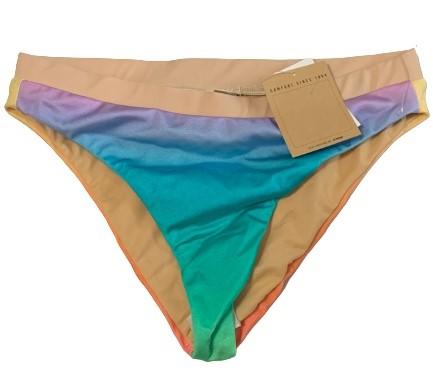 NWT Reef Teen Spirit S Tie Dye Cheeky High-Waisted Bikini Swim Bottom #109481