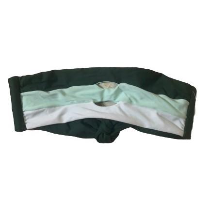 NWOT Pilyq Envy S Color Block Strapless Bandeau Bikini Swim Top #109508