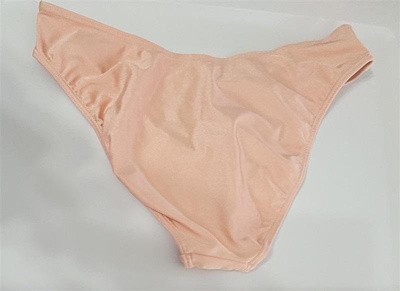 NWOT American Apparel Apricot L Pink Scoop Cheeky Bikini Swim Bottom #109509