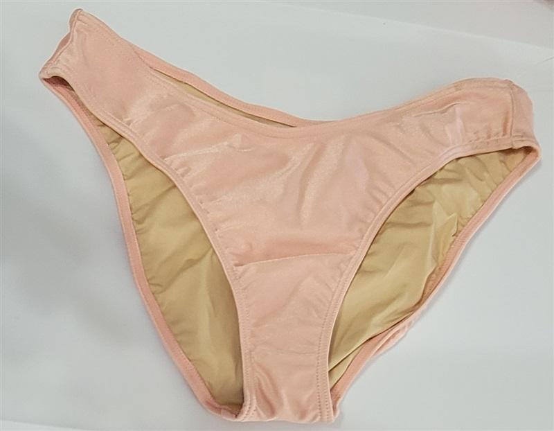 NWOT American Apparel Apricot L Pink Scoop Cheeky Bikini Swim Bottom #109509