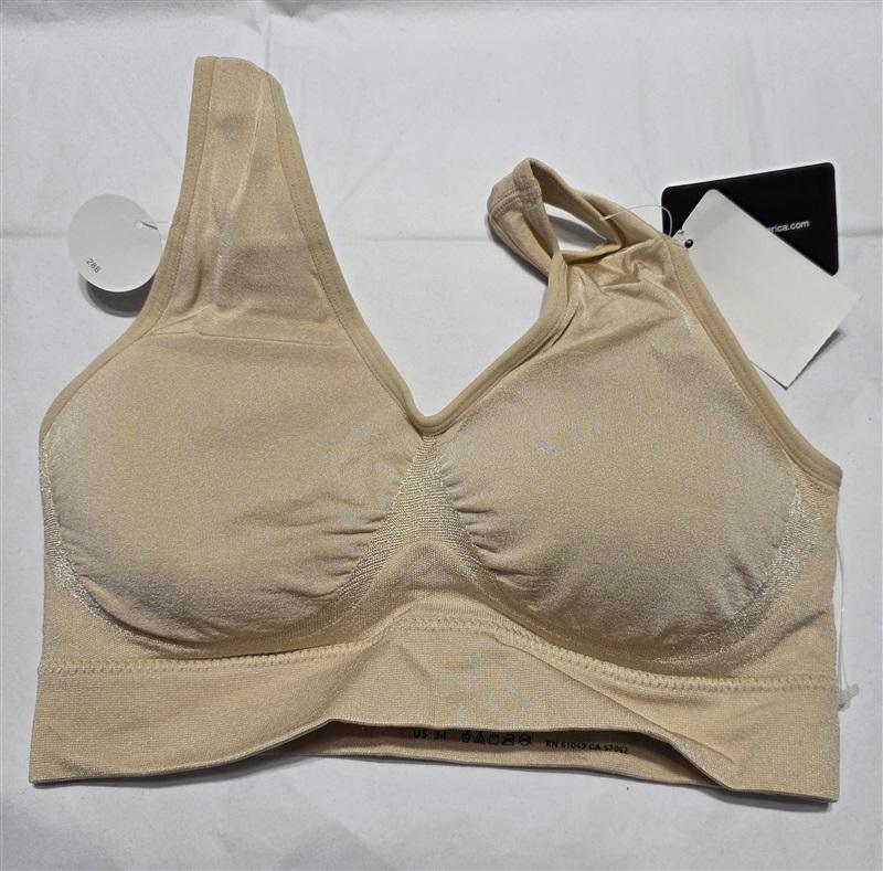 NWT Wacoal 34 B-Smooth Bralette Bra 835275 Beige 19632