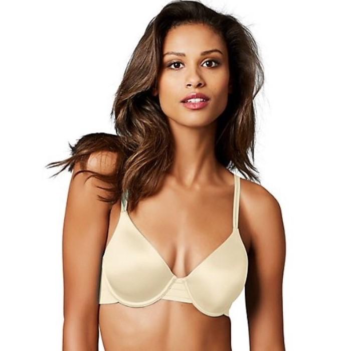 New Maidenform 36D Smooth Luxe Ex Coverage Back Smoothing Bra DM7540 Bg #109651