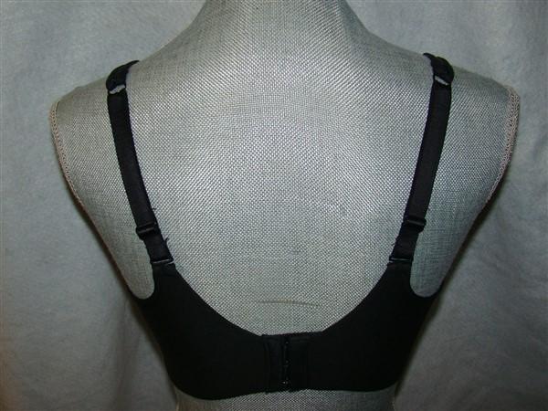 NWOT Bali 40C 1 Smooth U Light Convertible Full-Coverage Bra 3439 Black 109773
