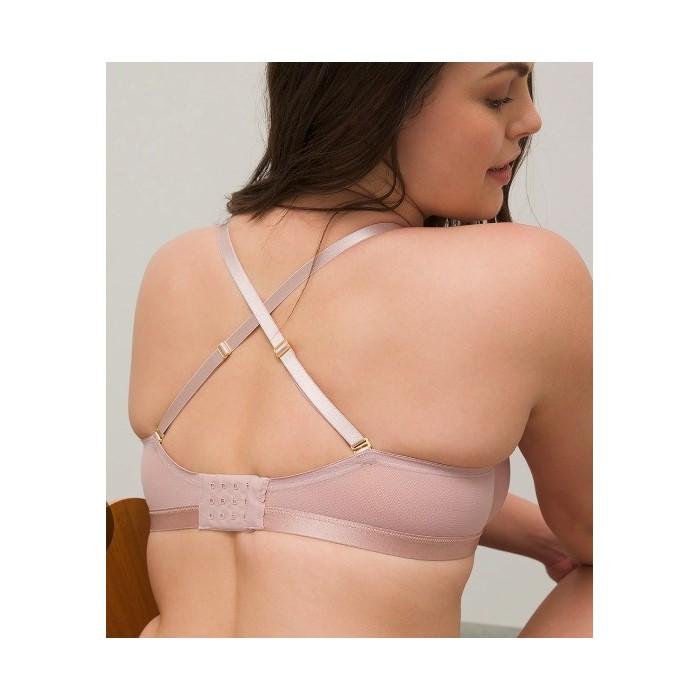 NWOT Soma 40C Lightest Lift Perfect Coverage Bra Lace Beige 109801