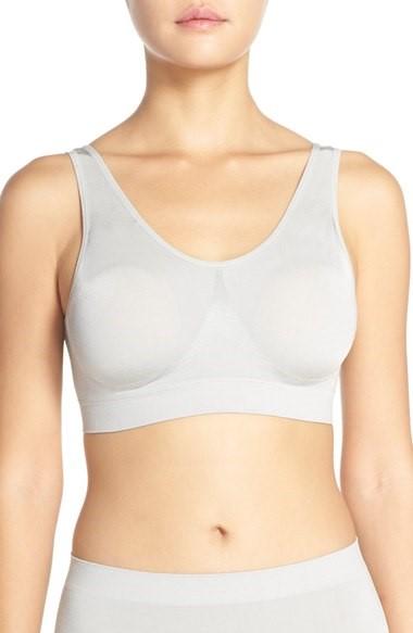 NWT Wacoal 34 B-Smooth Bralette Bra 835275 Gray 109865