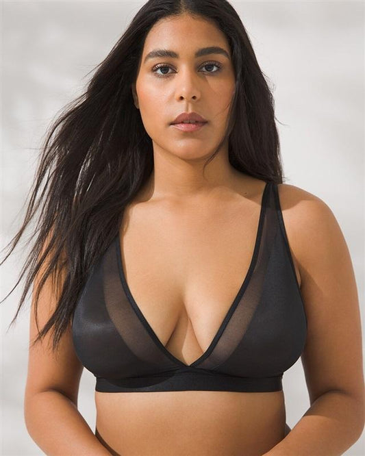 NWT Soma 38D Unbelievable Lift Wireless Bra Black 109922