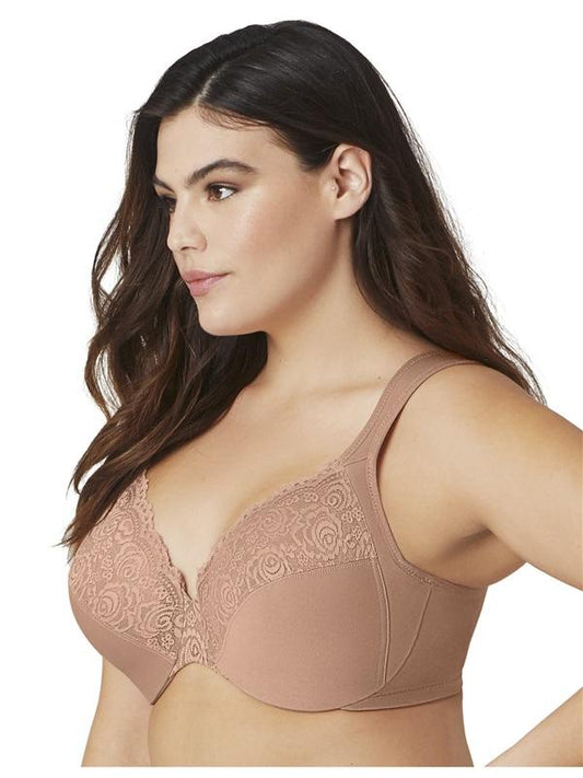 NWOT Glamorise 40C Elegance Comfort Straps Wonderwire Bra 1240 Beige 110028