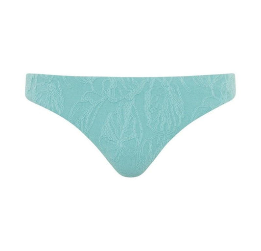 NWOT Seafolly 8 USA Palm Coast Hipster Bikini Brief Blue Nile 110113