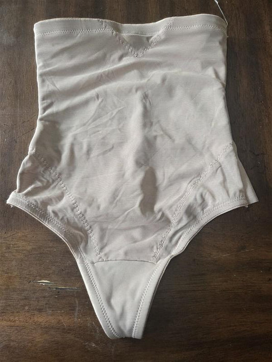 NWOT Miraclesuit Beige Hi Waist Shaper Thong 2778 M 110127