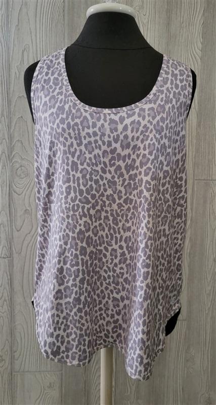 NWT Calme XL Effect Draped Racer Back Tank 110154