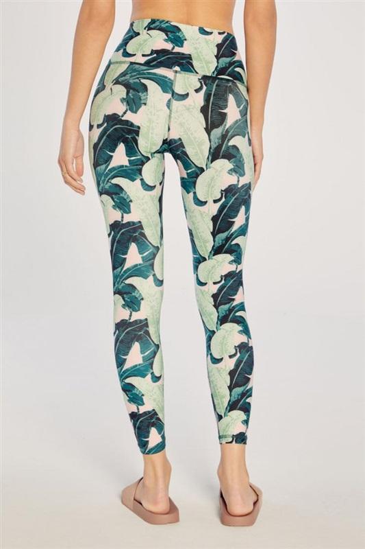 NWT Wildfox XL Martinique Leave Compression 7/8 Ankle Leggings 110155