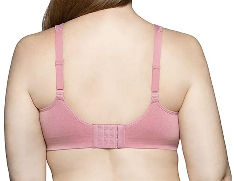 NWOT Vanity Fair 2XL Beyond Comfort Simple Size Wireless Bra 72204 Black 108340