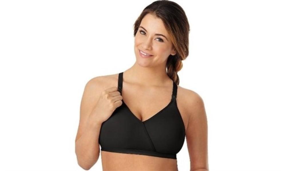 NWOT Playtex Nursing Wirefree Shaping Foam Cup Bra 4958 S Black 110227