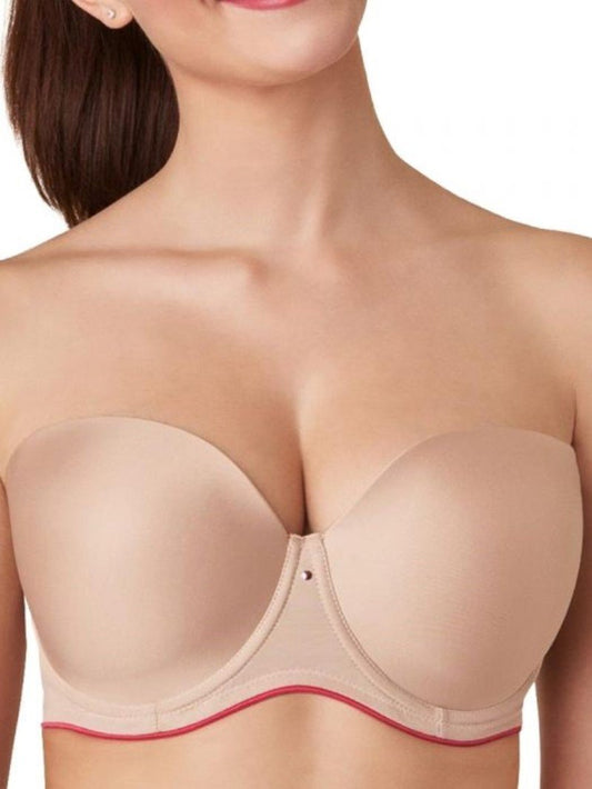 NEW Passionata by Chantelle 36DDD Sexy Smooth Strapless Beige 110260