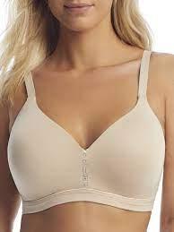 NWT Vanity Fair 36D Beyond Comfort Full Coverage Wireless Bra 72282 Beige 110286
