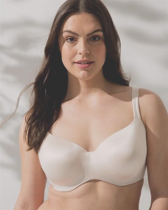 NWOT Soma 34D Stunning Support Smooth Balconette Underwire Bra Beige 110292