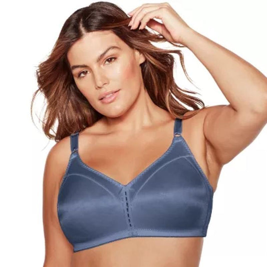 NWT Bali 36c Double Support Wireless Bra 3820 Blue 110515