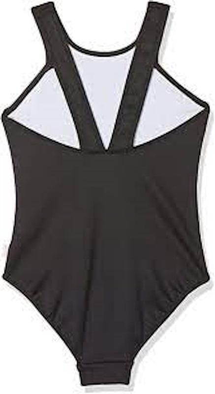 NWT Seafolly Girls Pineapple Daze Scuba Tank 1PC Swimsuit Black 110586