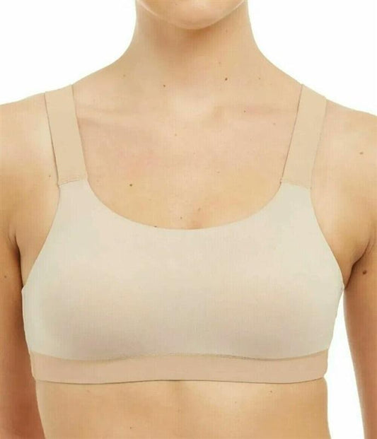 NWT Spanx S Bra-llelujah! Lightly Lined Tank Bralette Beige 110631