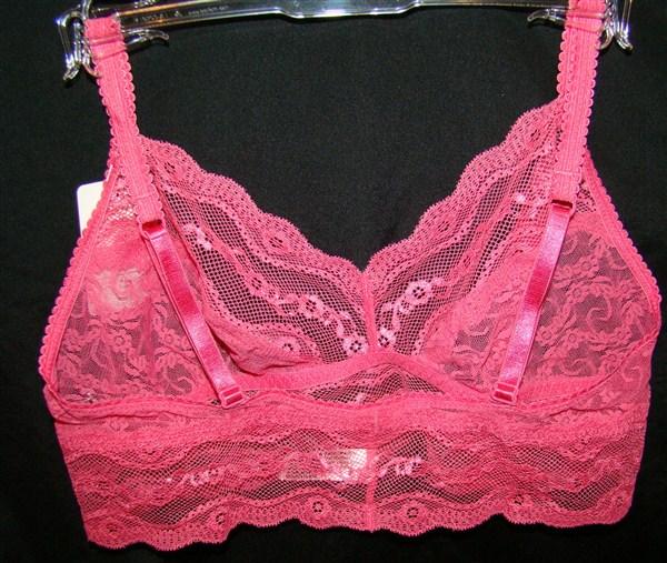 NEW Wacoal b.tempt'd 910182 Lace Kiss Peach Bralette Sz Large 110643